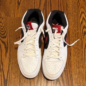 Nike Jordan Stadium 90 [DX4397-116] Men Casual Shoes White/Gym red-Black